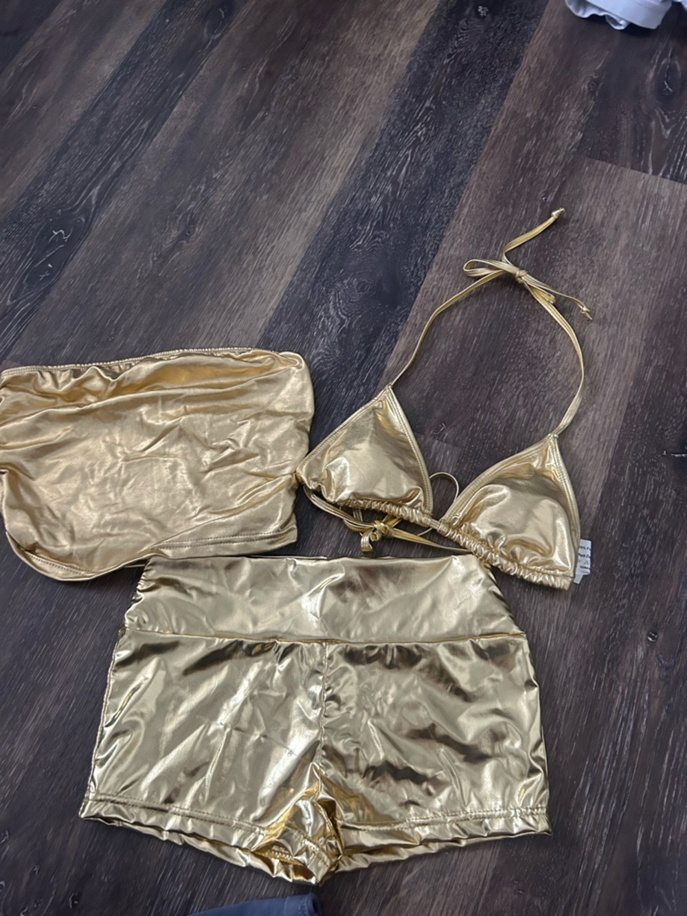 3 pc gold set